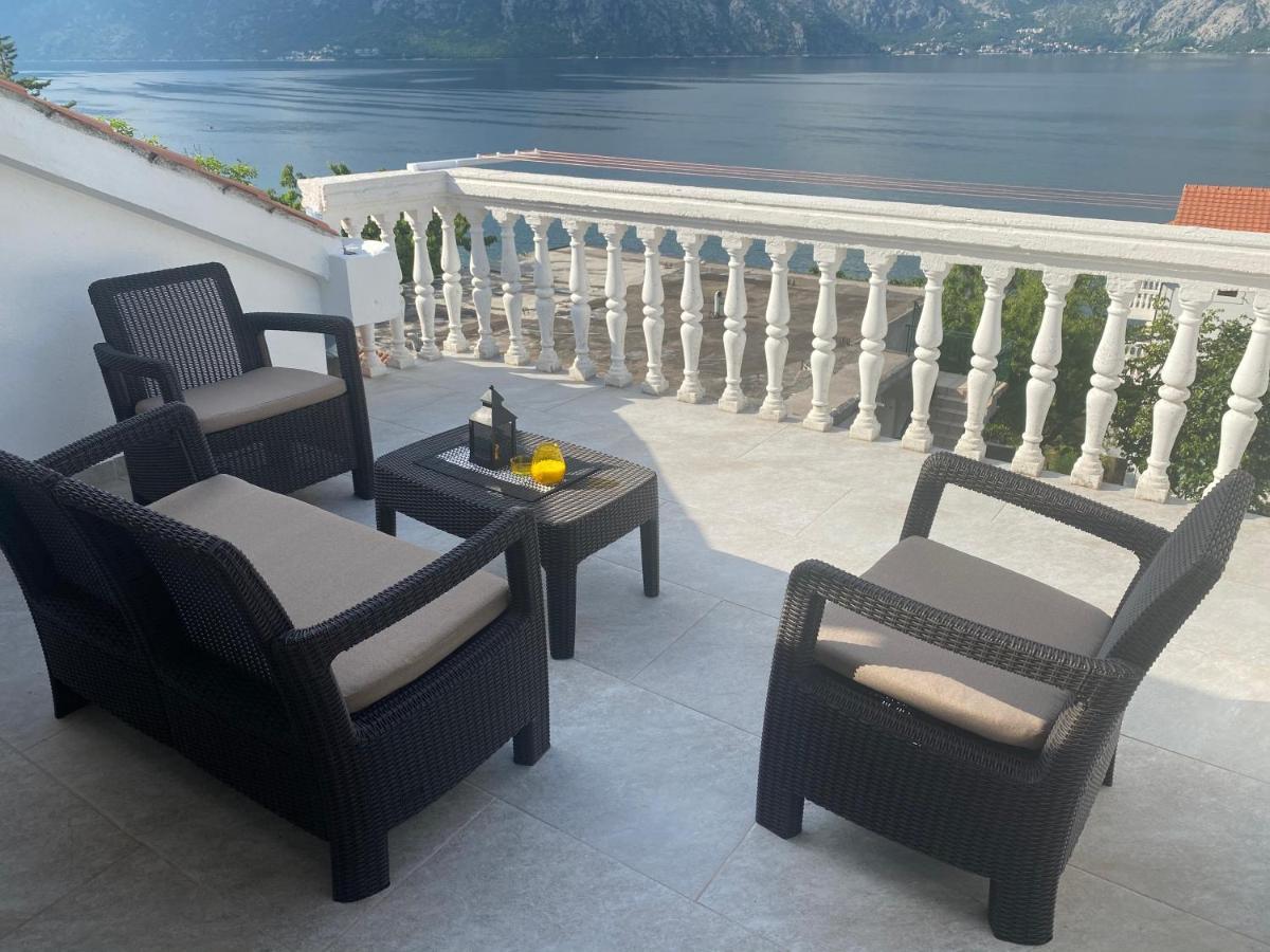 Lux Boka Sea View Apartment 科托尔 外观 照片